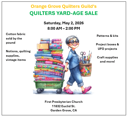 Quilters Yard-age Sale