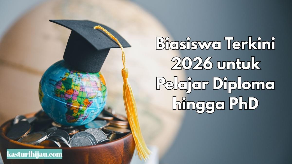 Biasiswa Terkini 2026 untuk Pelajar Diploma hingga PhD