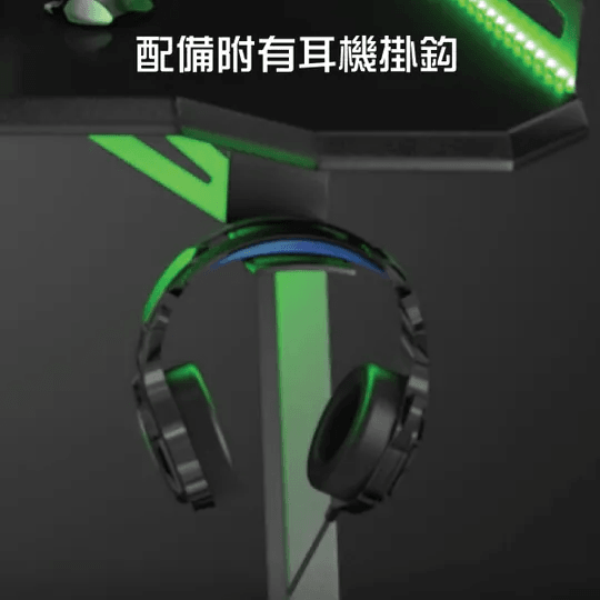 Dragon War - (現貨) GT-006-V4 RGB燈效 + 內置無線充電 + 3port USB Hubs電競枱 電腦桌 電腦檯
