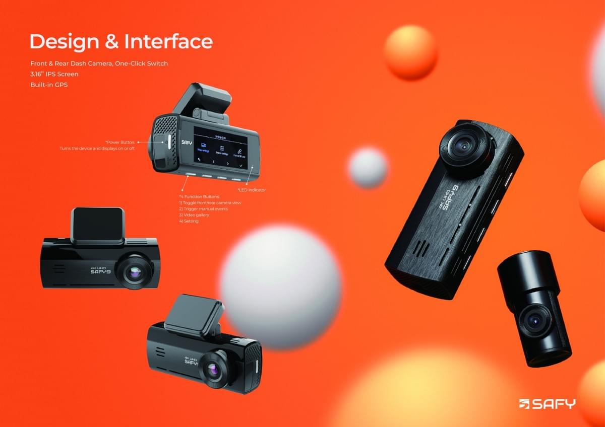 BLACKVUE SAFY9 2CH 4K/FHD 前後鏡行車記錄器 車CAM香港行貨