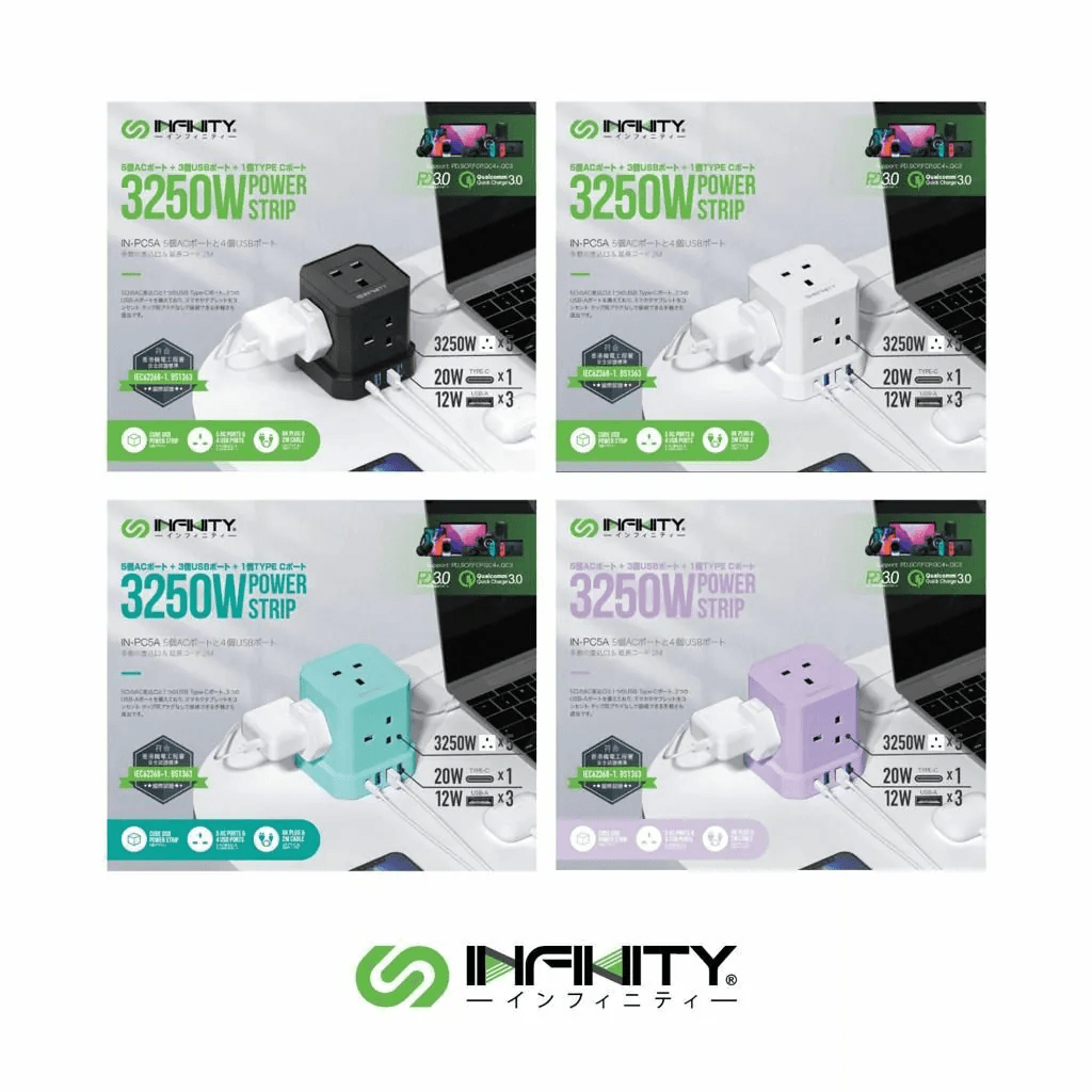 INFINITY PC5A  PD20W 3A1C 5位直立插頭