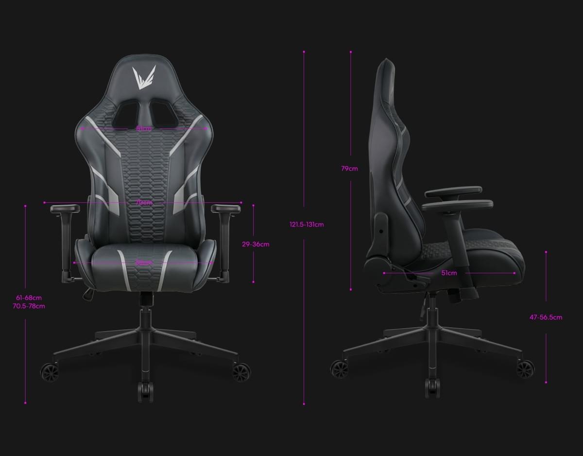 Formula V Line VC1 黑灰色PU皮革電競椅 - 