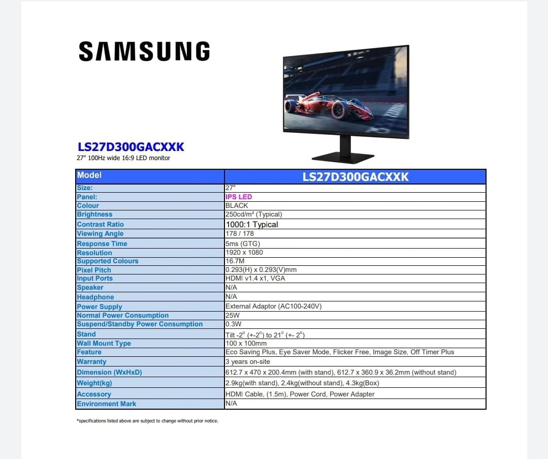 Samsung 三星 27