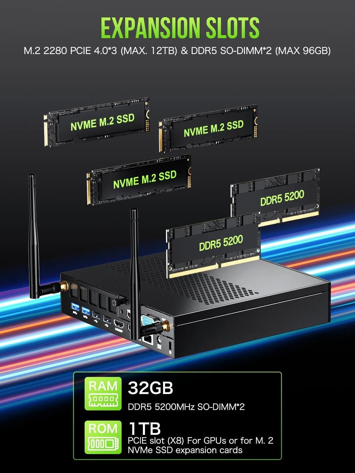 GMKtec NucBox K10  i9-13900HK 32G+1T Mini PC Intel Core