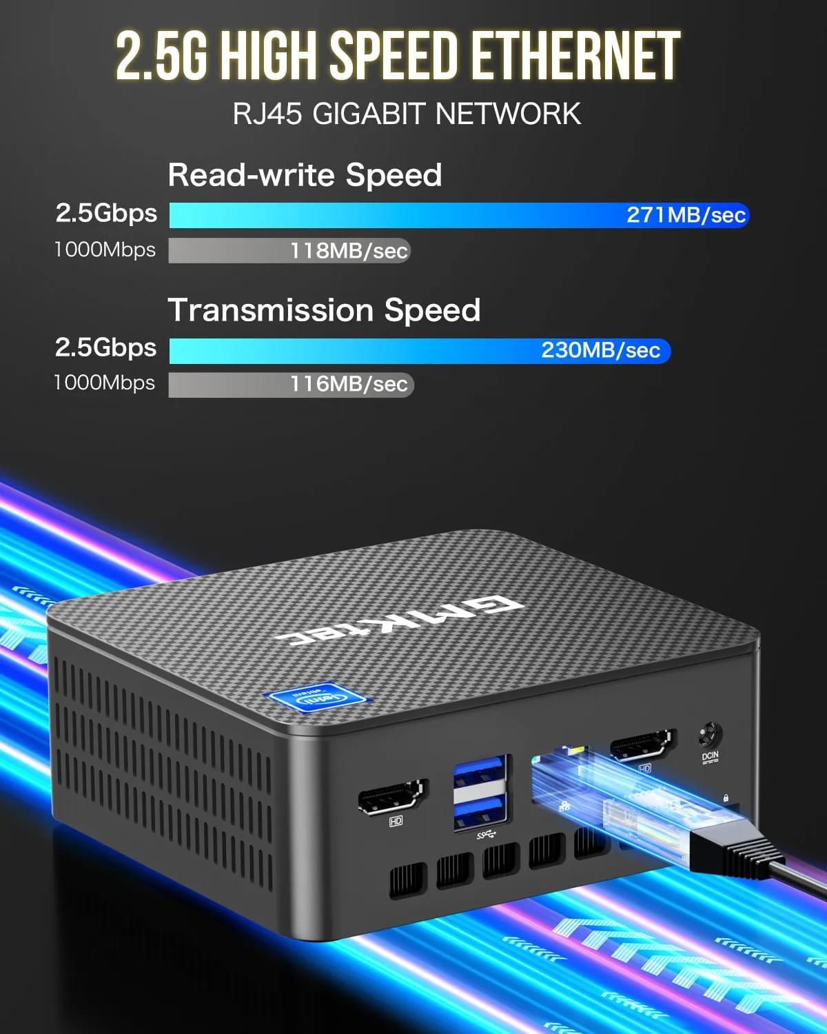 GMKtec NucBox G3 Plus N150 迷你電腦 - 16GB RAM +512 GB / 1 TB SSD + Win 11 Pro
