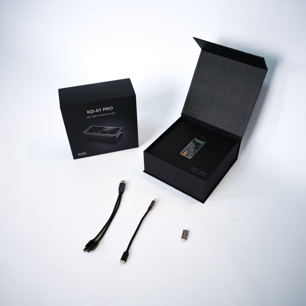 KAEI DESIGN KD01-PRO Single ESS 9039SPRO Chip DONGLE DAC/AMP (PSU Connectable for Enhanced Power)