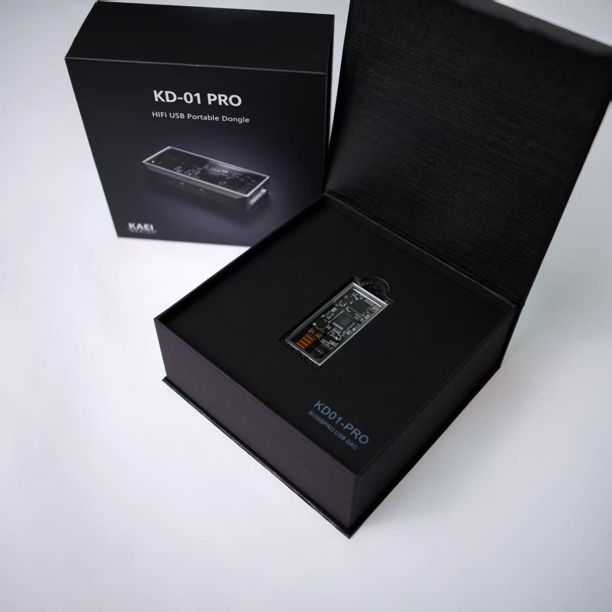 KAEI DESIGN KD01-PRO Single ESS 9039SPRO Chip DONGLE DAC/AMP (PSU Connectable for Enhanced Power)