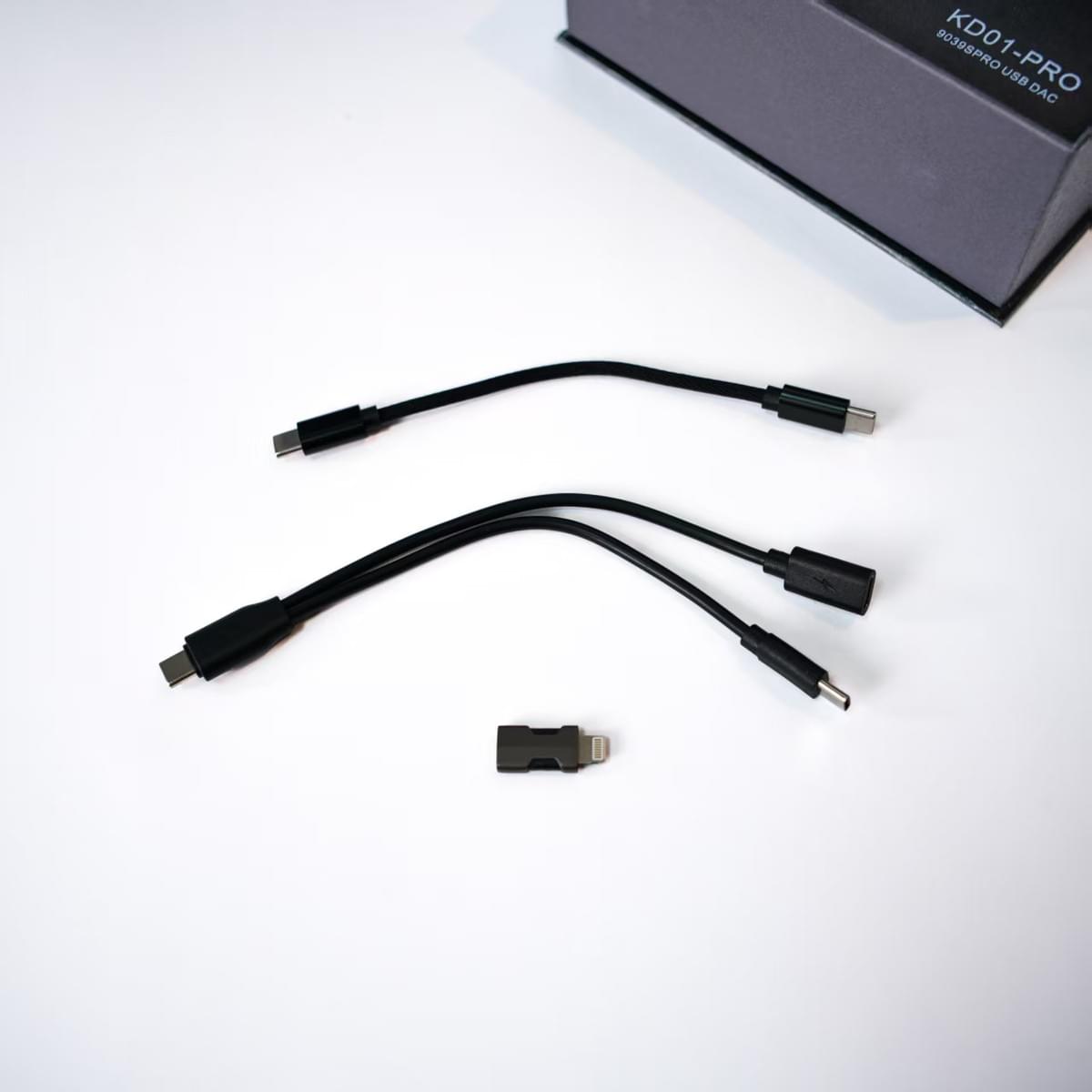 KAEI DESIGN KD01-PRO Single ESS 9039SPRO Chip DONGLE DAC/AMP (PSU Connectable for Enhanced Power)