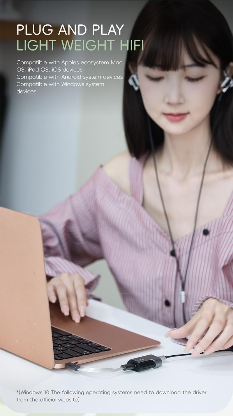 [COLORFLY] 32ビット/768kHz PCMコード対応、USB端子、3.5 mm /4.4 mm端子を備えたポータブルハイファイ/アナログ変換ヘッドホンアンプ