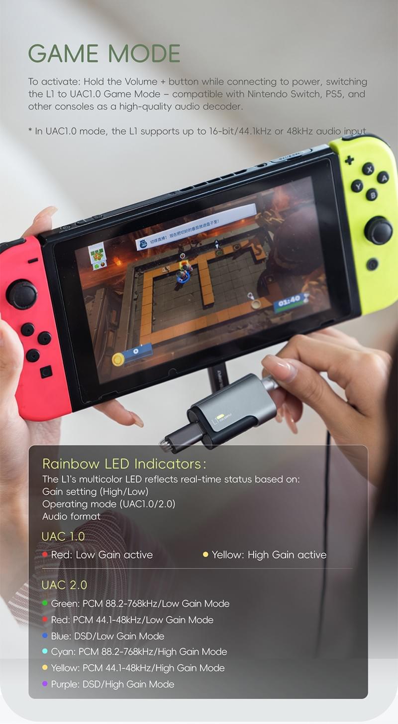 [COLORFLY] 32ビット/768kHz PCMコード対応、USB端子、3.5 mm /4.4 mm端子を備えたポータブルハイファイ/アナログ変換ヘッドホンアンプ