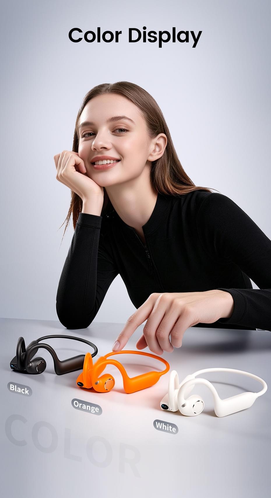 Open-ear Headset with Built-in HD Camera | Hands-Free Wearable Video & Audio Device