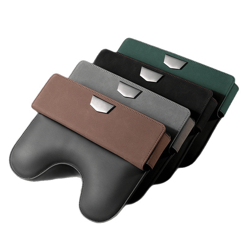 Premium Leather Car Seat Gap Organizer — Interior Side Storage Box