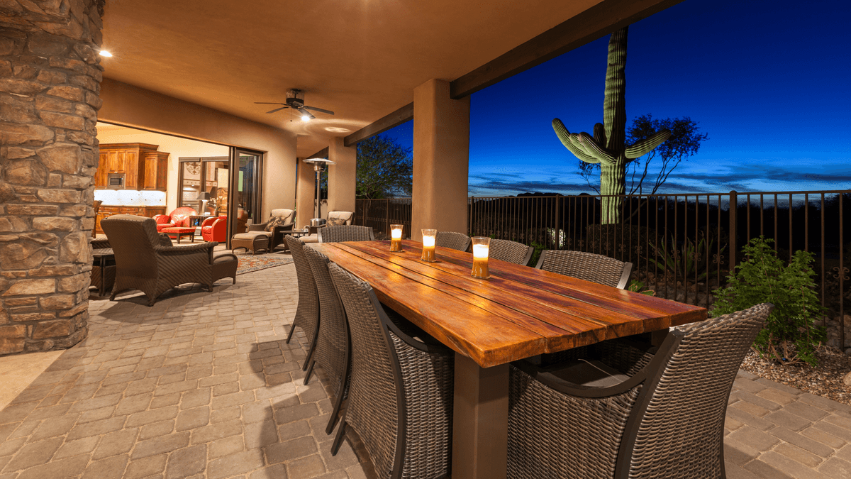 Paver patio travertine queen creek 