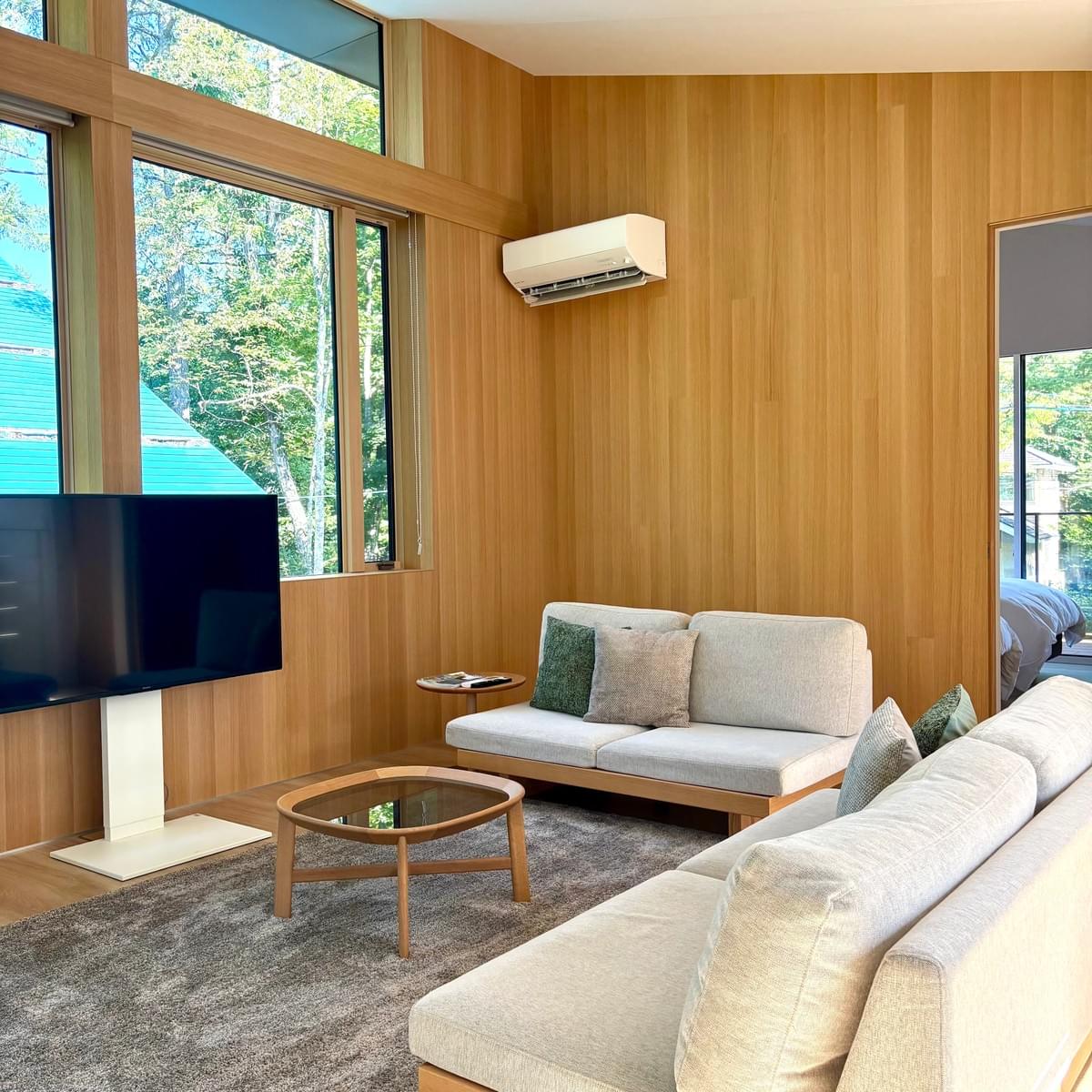 Unwind after a day on the slopes with our rejuvenating spa treatments tailored to your needs. Exclusive Spa Services Our Amenities modern chalet in japan ski resort