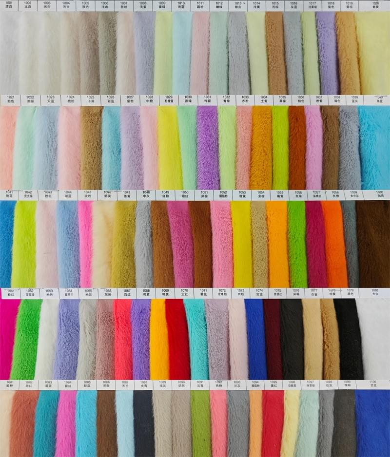 In-Stock Faux Rabbit Fur Fabric | Super Soft Plush Polyester | Ready to Ship