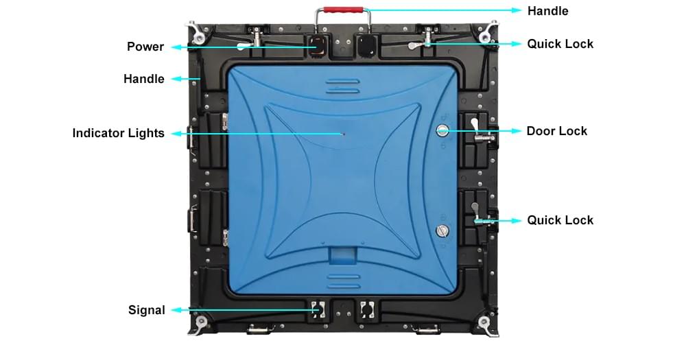 LED Display Panel 640x640 mm Details