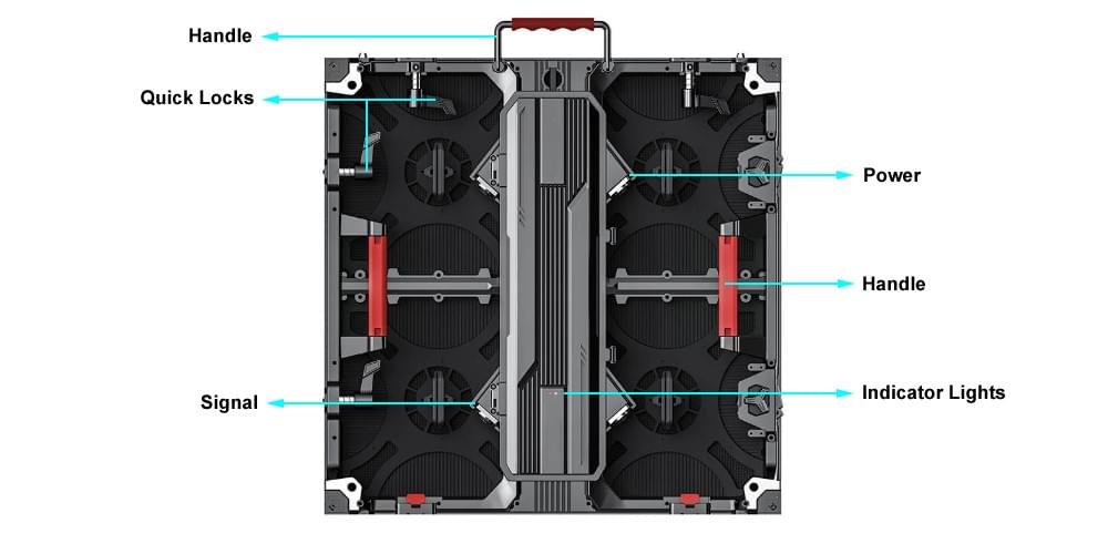 Rental LED Display Panel 500x500 mm