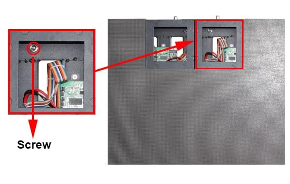 front installation indoor fixed led display panel