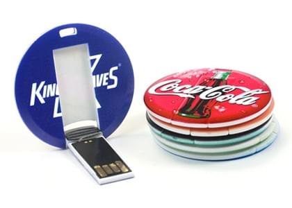 Round Card Thumb Drives
