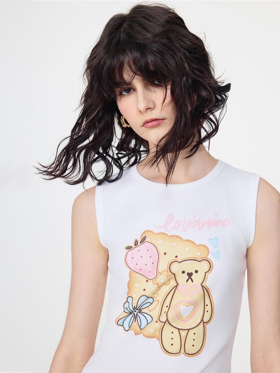 TOKOKKINO* Little Bear Cookie Vest