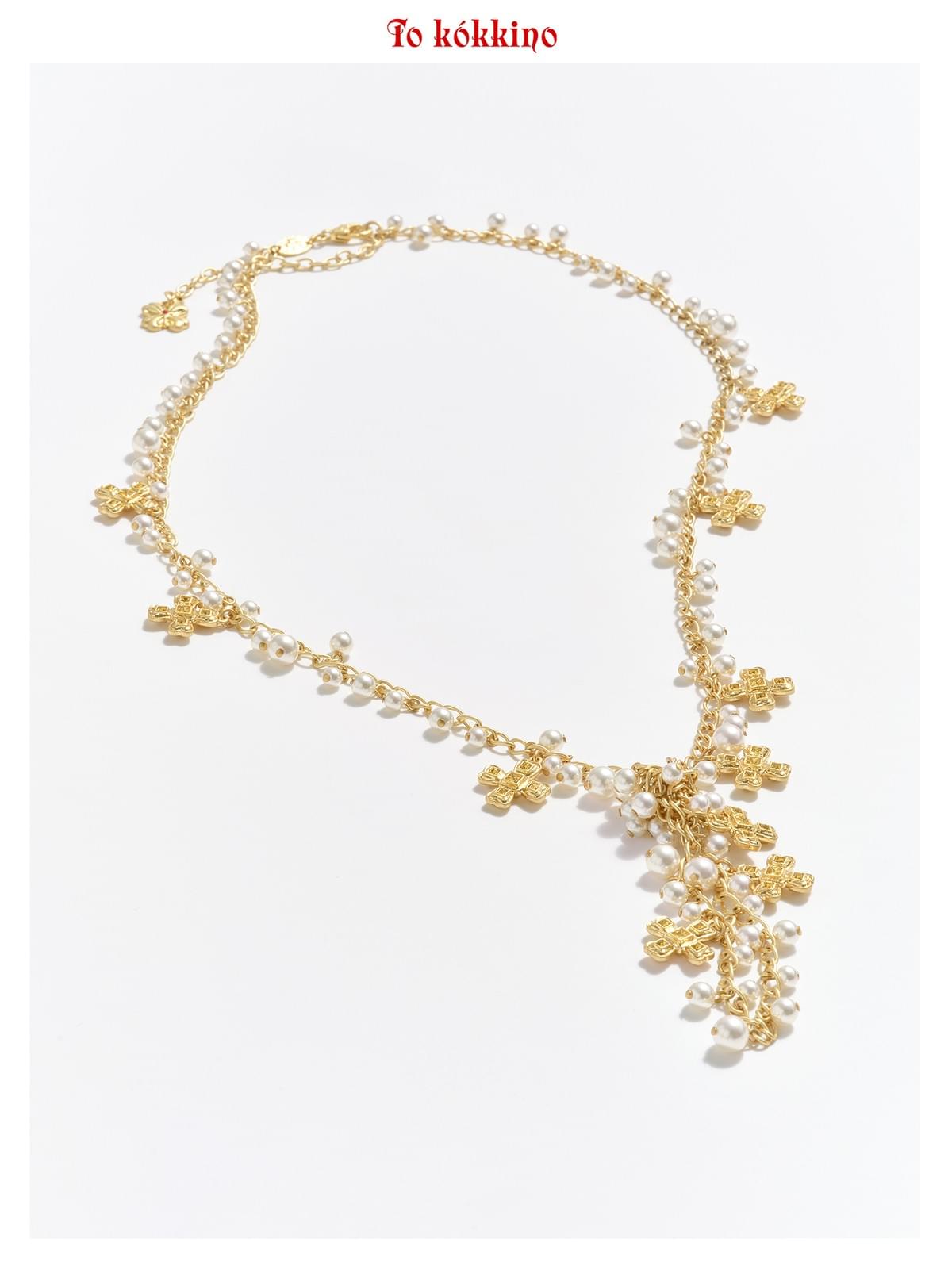 tokokkino* Grape Pearl Necklace