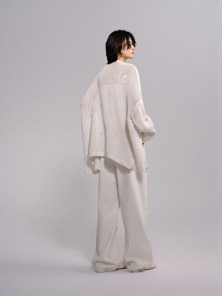 Tokokkino * ultra-loose mesh shirt
