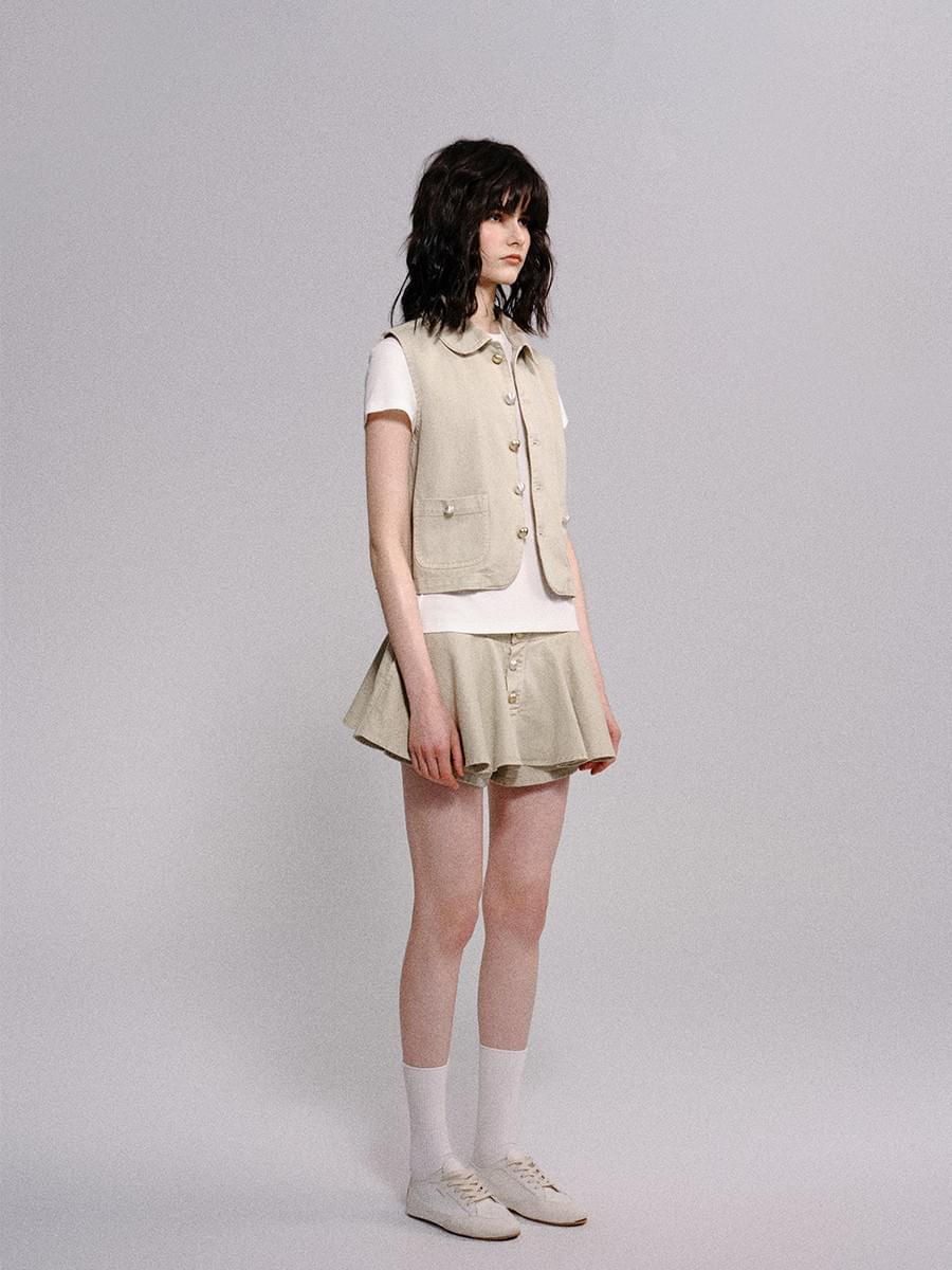 TOKOKKINO* Light Cyan Khaki Set