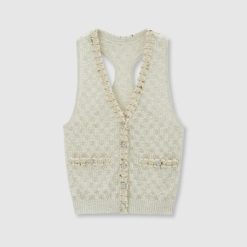 tokokkino 'Old Harbor Out of Focus' Linen Knit Vest