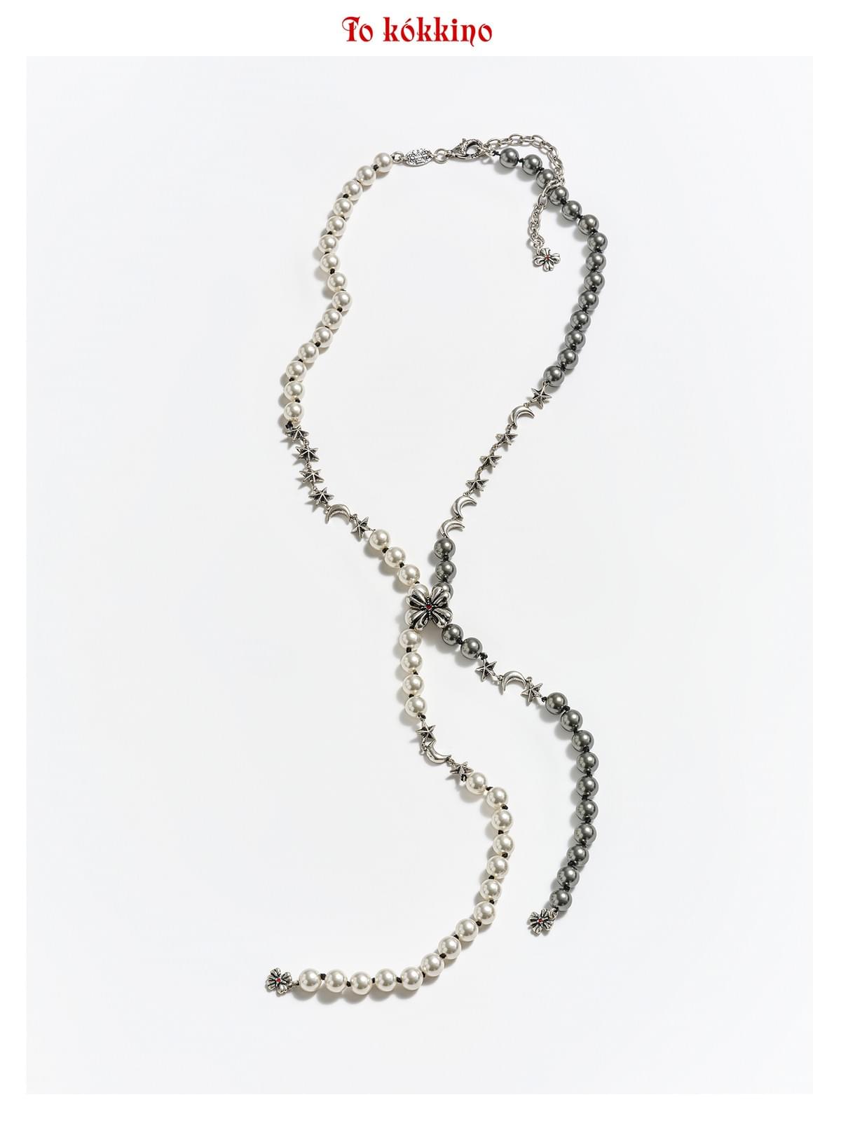 tokokkino* Two-Tone Pearl Necklace