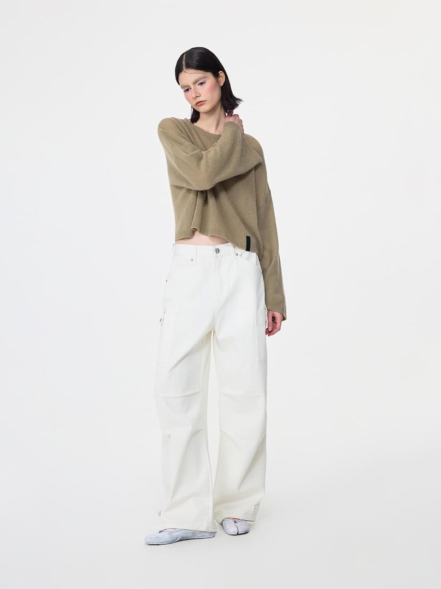 Tokokkino floral waist adjustable cargo pants