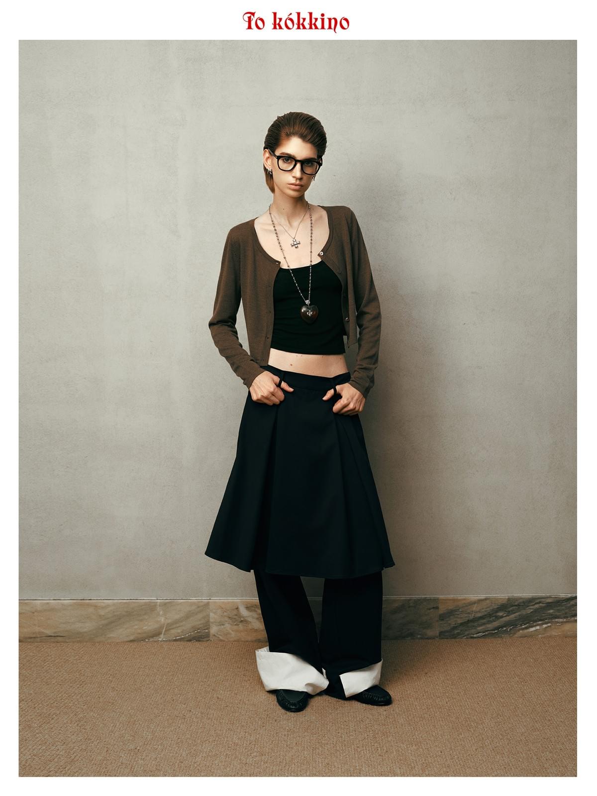 tokokkino* Mini Classic Four-Sided Bowknot Necklace