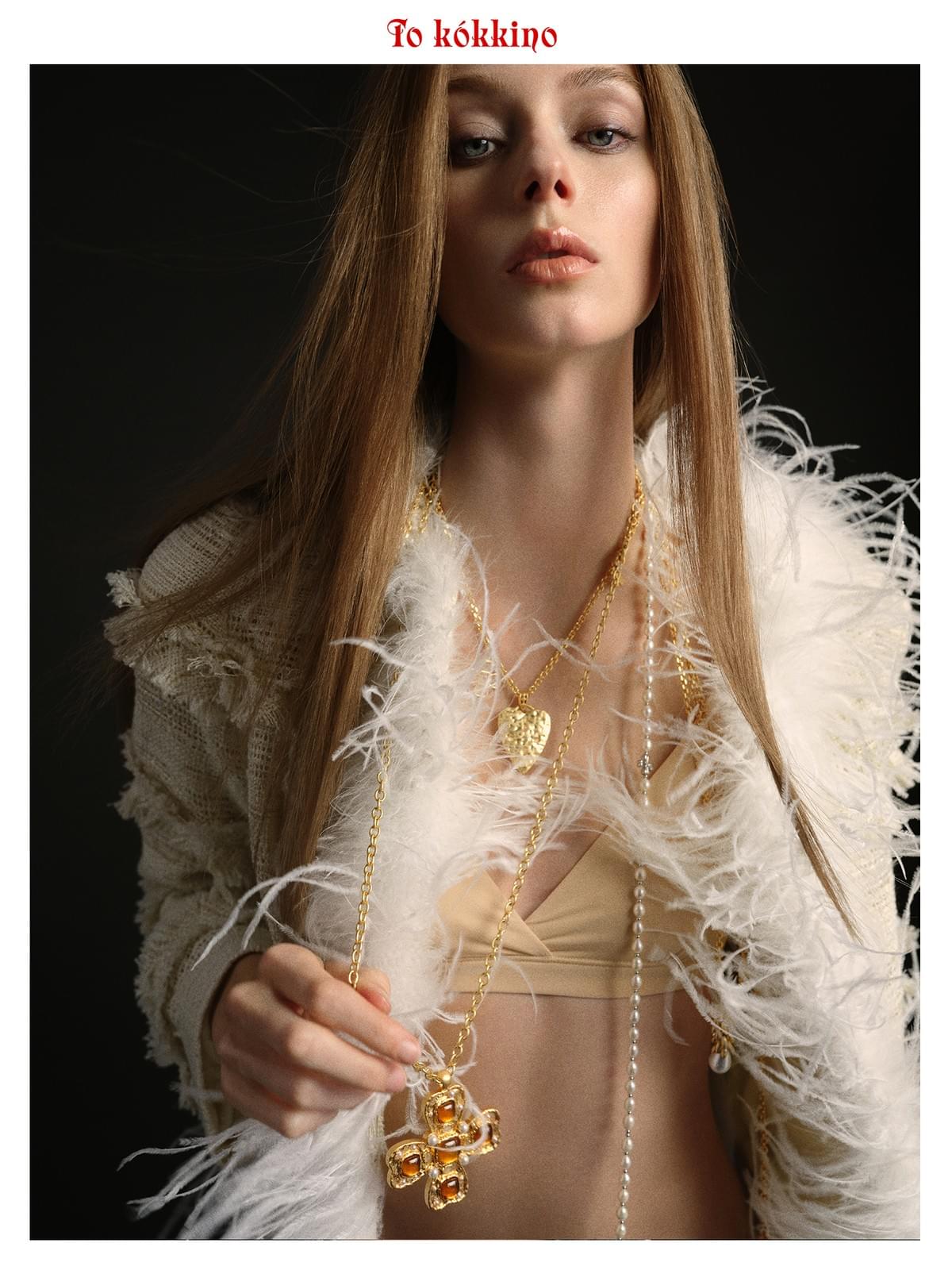 tokokkino*「Pearl Layering」Multi-way Wear Pearl Long Necklace