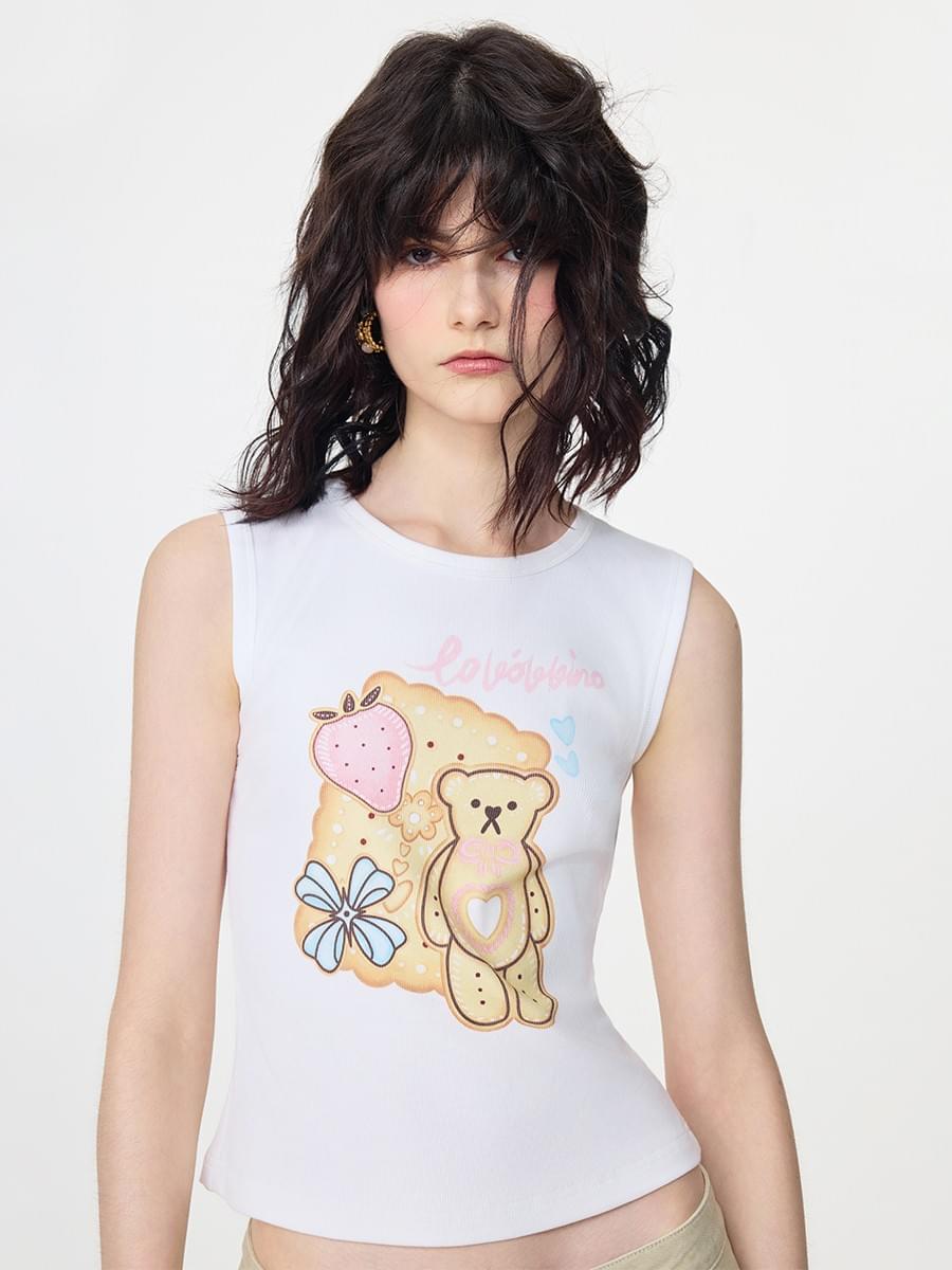 TOKOKKINO* Little Bear Cookie Vest