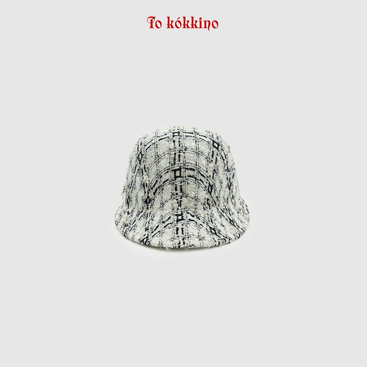 tokokkino* Patchwork Tweed Plaid Equestrian Hat