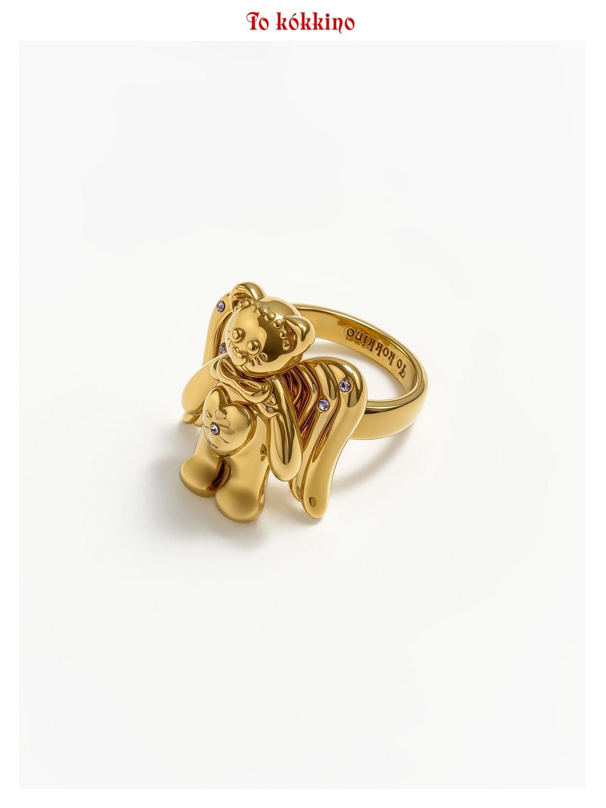 tokokkino* Angel Bear Ring
