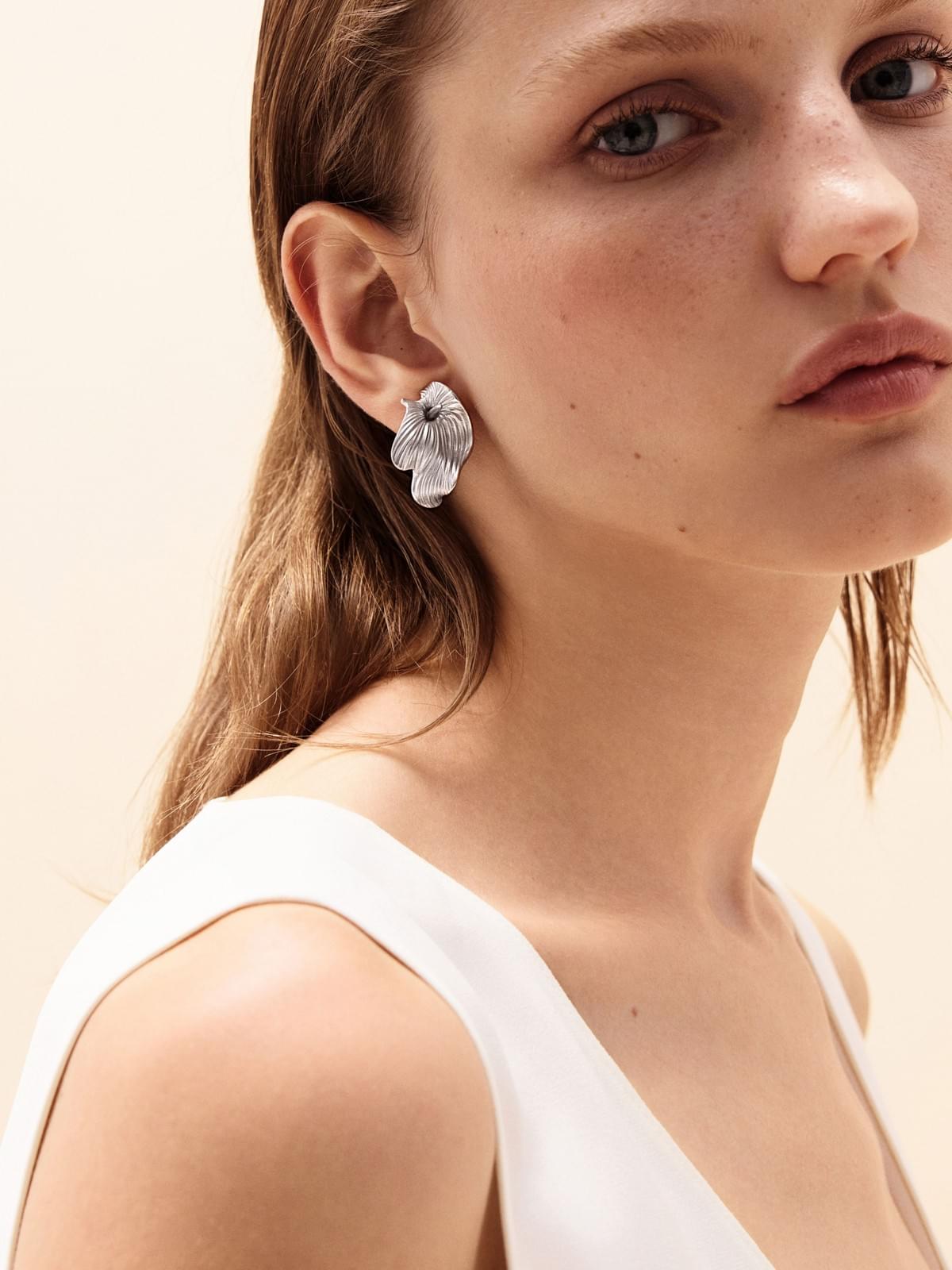 马蹄莲耳钉Stud Earring