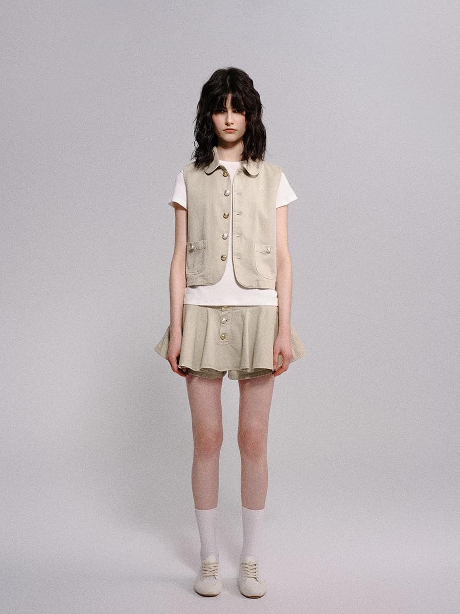 TOKOKKINO* Light Cyan Khaki Set