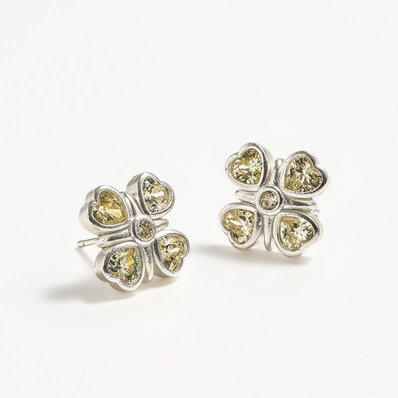 tokokkino* Classic Bowknot Gemstone Stud Earrings
