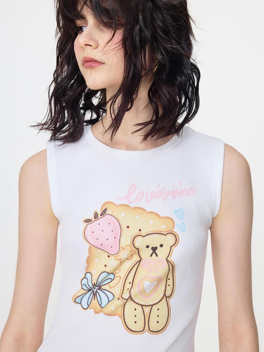 TOKOKKINO* Little Bear Cookie Vest