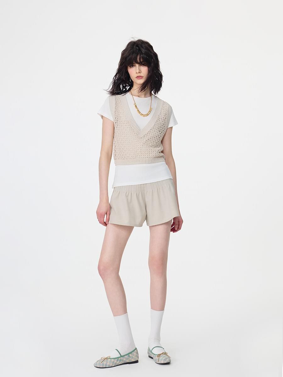 Tokokkino light khaki tank top
