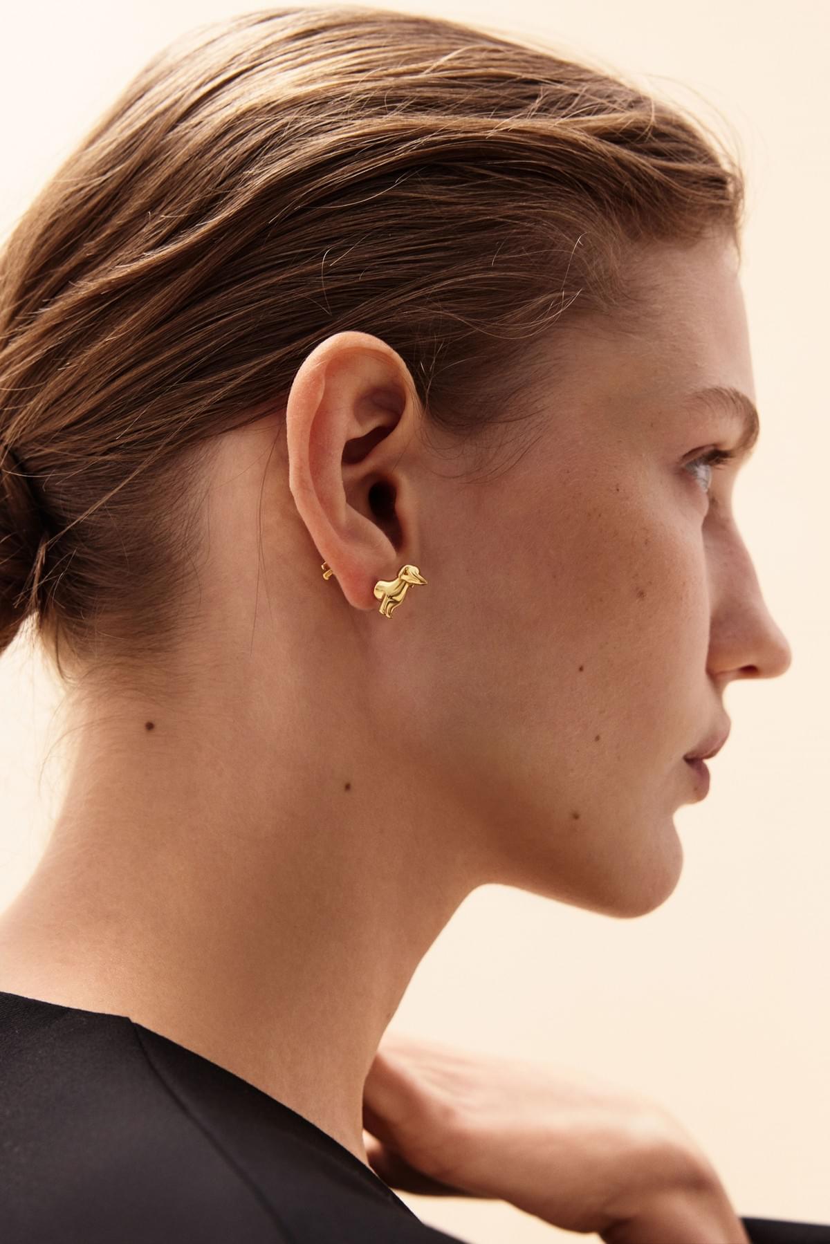 腊肠小狗耳钉Stud Earring