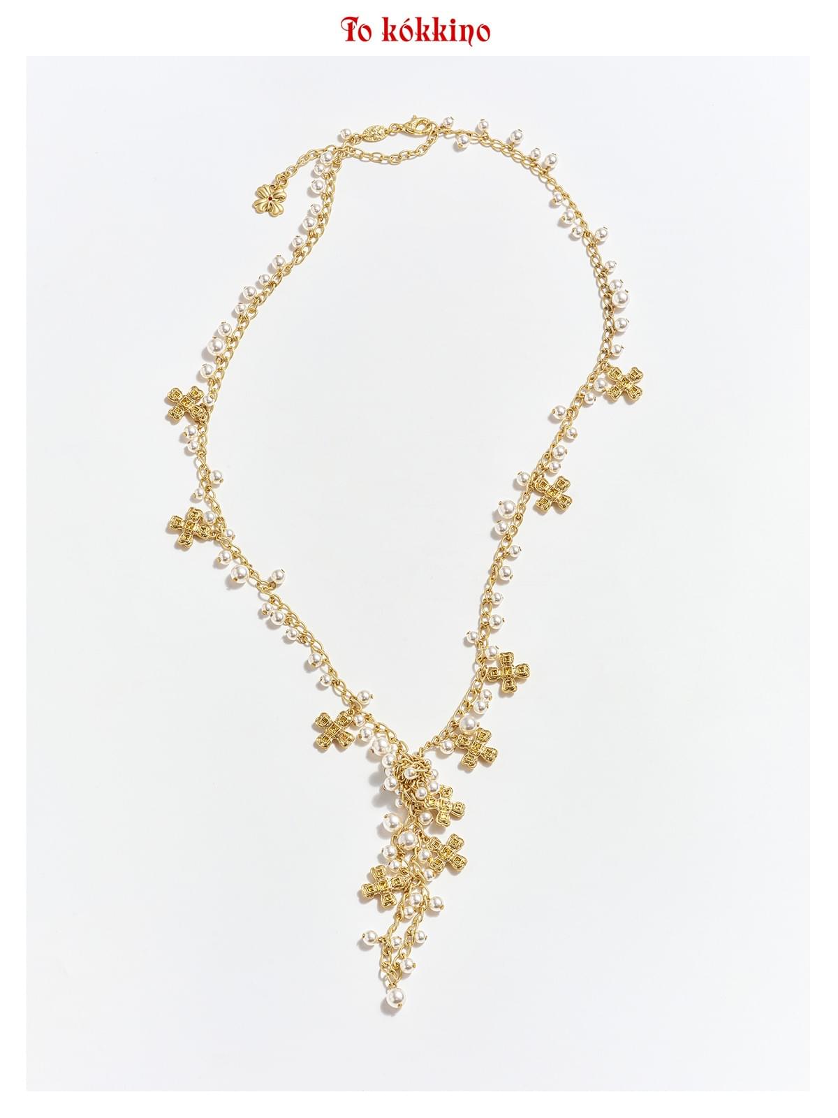 tokokkino* Grape Pearl Necklace