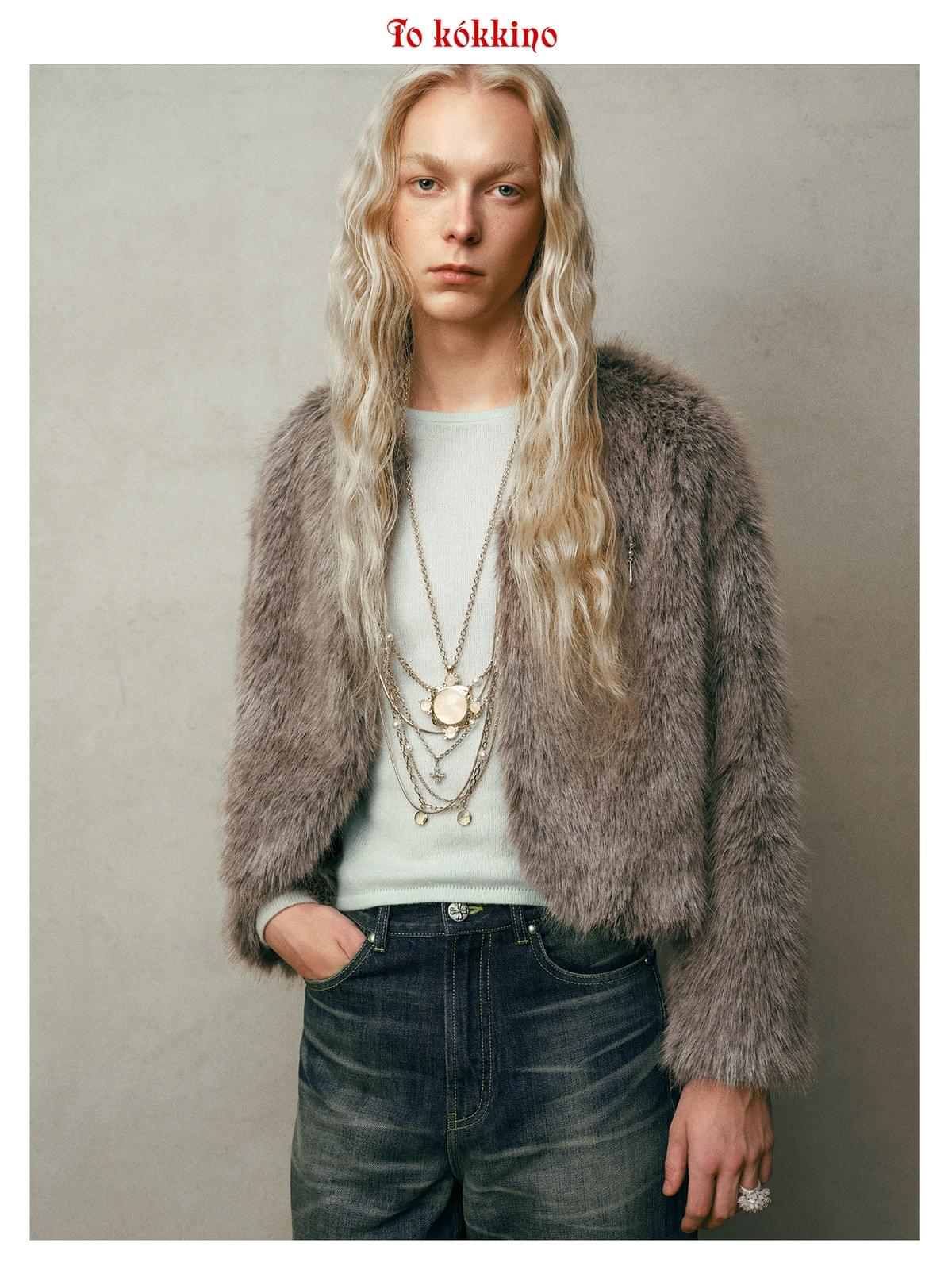 tokokkino* Multi-Chain Combination Necklace