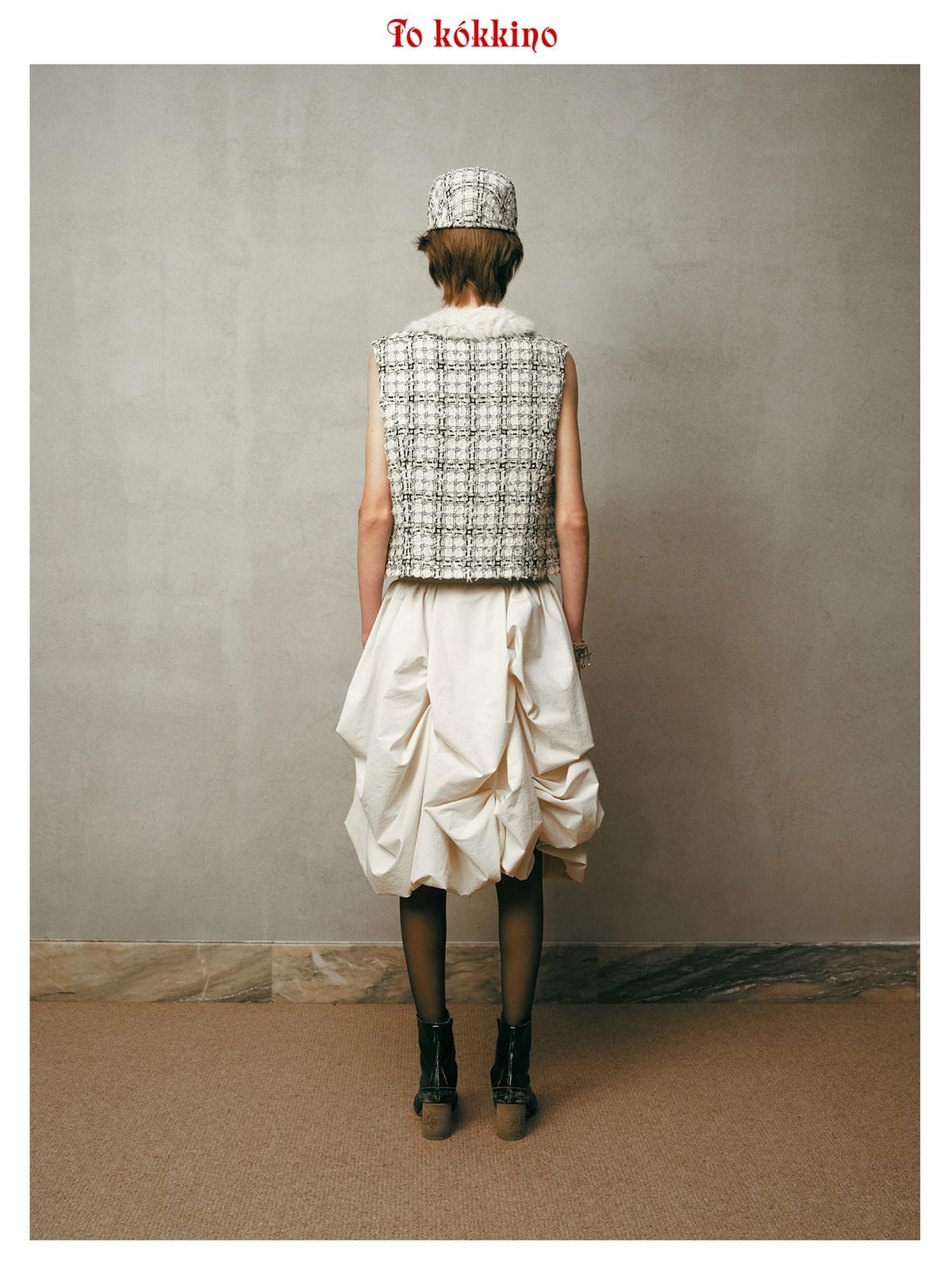 tokokkino* Ruched Bubble Dress