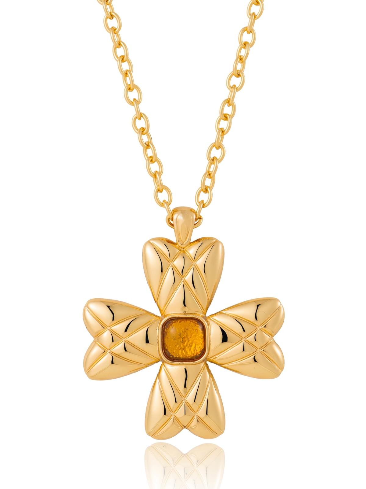 面包纹蝴蝶结项链Necklace
