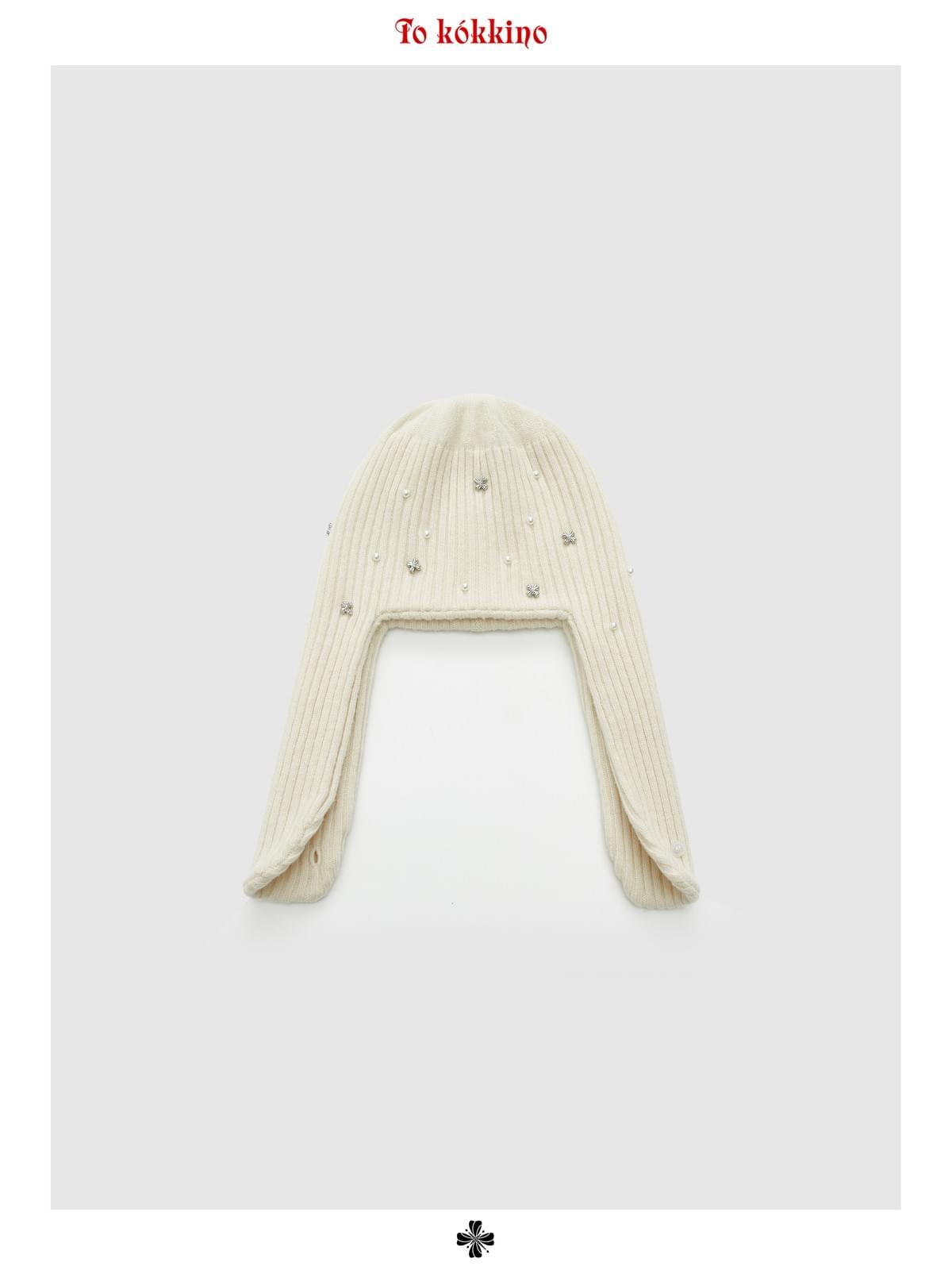 tokokkino*「Starry Sky」 Dual-wear Cashmere Earflap Ski Hat