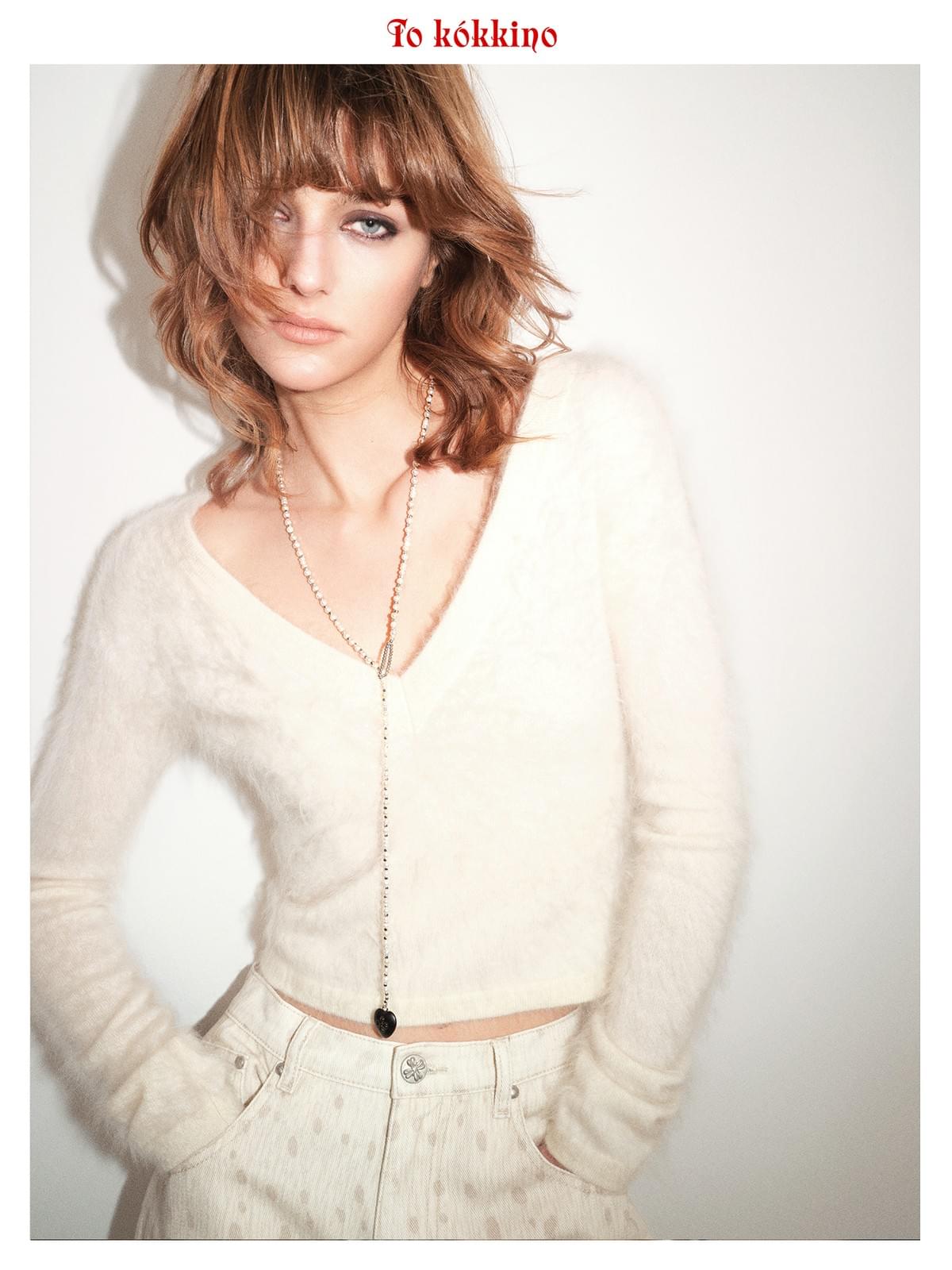 tokokkino*「Wooden Lasso」Multi-way Wear Heart-shaped Purple Gold Ebony Clasp Long Necklace