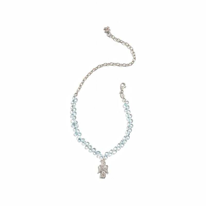 tokokkino 'Migration' Patto Stone 925 Silver Flying Bird Long Chain *Eternal Series