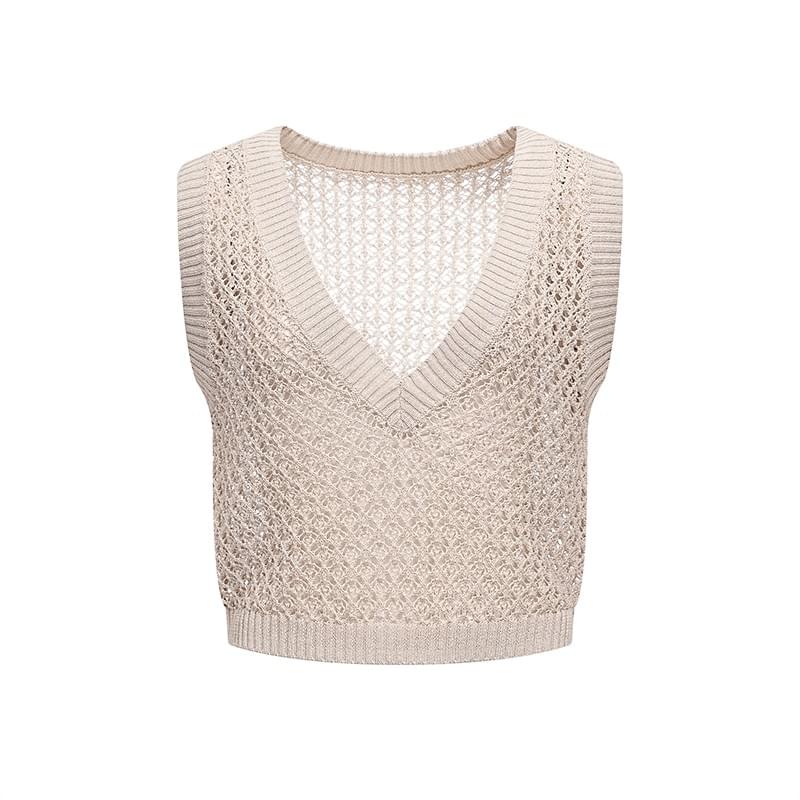 Tokokkino light khaki tank top