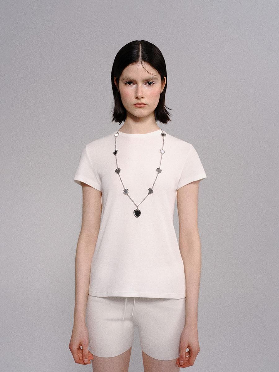 TOKOKKINO* Mirror Heart Necklace